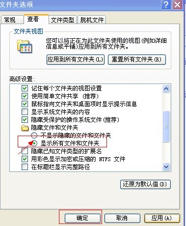 设置显示系统隐藏文件-word打不开操作步骤一